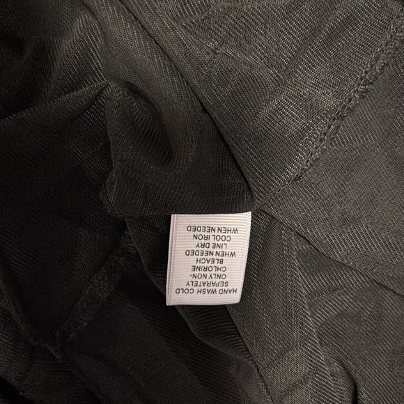 Vintage style Semi sheer Mesh embroidered crotchet flowy Top Sz L - Picture 15 of 16